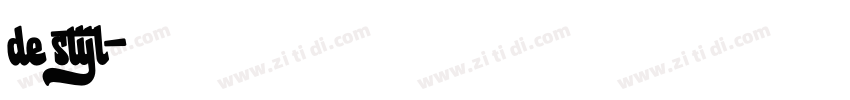 de stijl字体转换